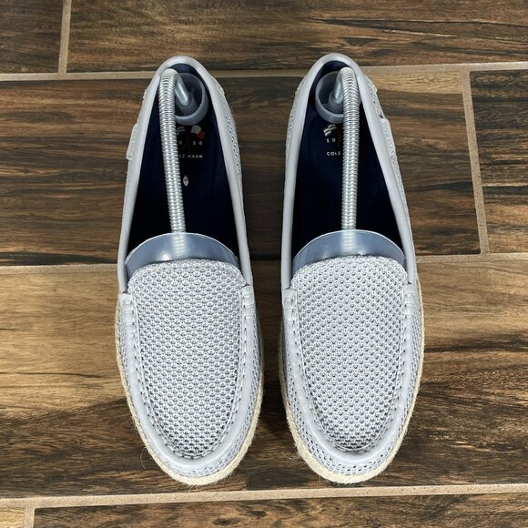 Cole Haan Nantucket Espadrille Womens Size 9.5 Shoes Gray Slip On Loafer Flat - Picture 11 of 12